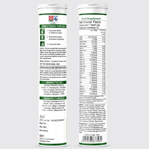 Dr Mantra 24 Green Pro  Tablets (15 Tablets)