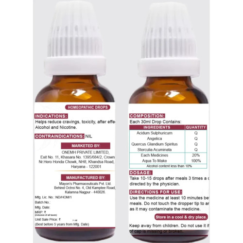 Dr Mantra Alcoclear Drops (30ml)