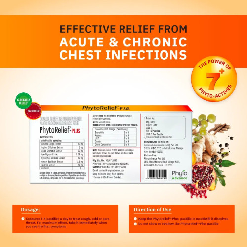 PhytoAdvance PhytoRelief-Plus Pastilles (10 Tablets)