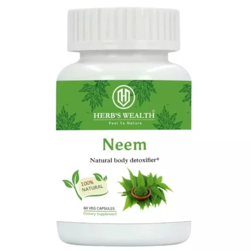 Herbs Wealth Neem  Capsules (60cap)