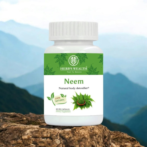 Herbs Wealth Neem  Capsules (60cap)