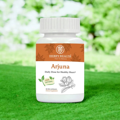Herbs Wealth Arjuna  Capsules (60cap)