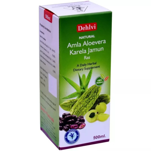 Dehlvi Amla Aloevera Jamun Karela (500ml)