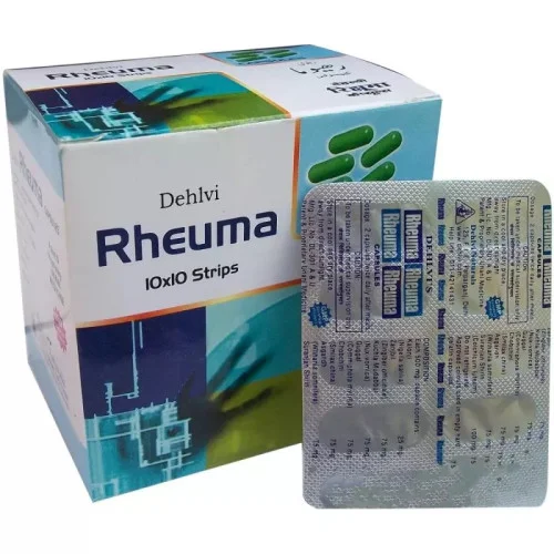 Dehlvi Rheuma  Capsules (100 Capsules)