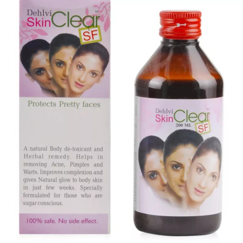 Dehlvi Skin Clear Syrup (Sugar Free) (200ml)