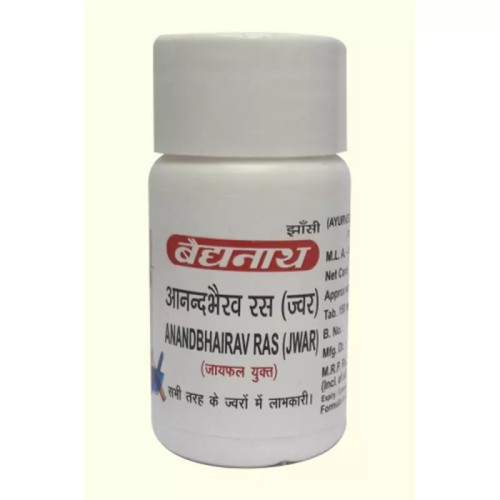 Baidyanath Anand Bhairav Ras (Jwar) (40 Tablets)