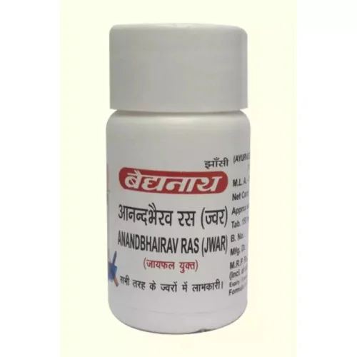 Baidyanath Anand Bhairav Ras (Jwar) (40 Tablets)