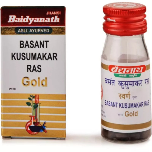 Baidyanath Basant Kusumakar Ras (Swarna Moti Yukta) (5 Tablets)