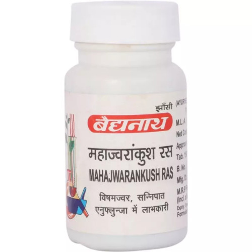 Baidyanath Mahajwarankush Ras (80 Tablets)