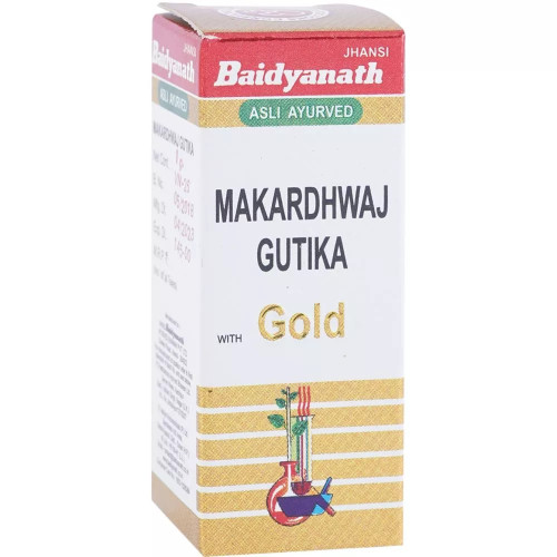 Baidyanath Makardhwaj Gutika (Swarna Kesar Yukta) (1g)