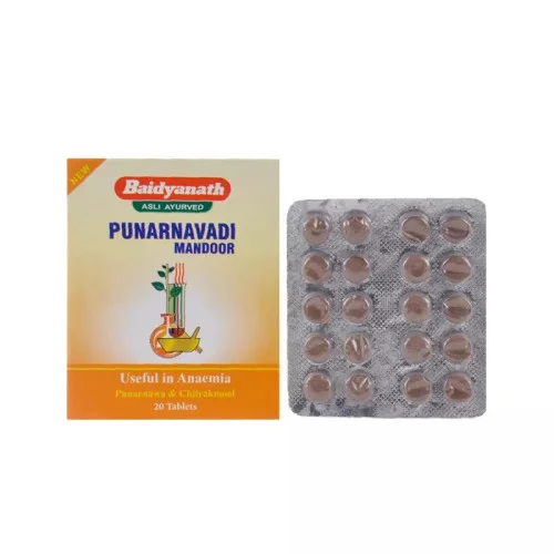 Baidyanath Punarnawadi Mandoor (20 Tablets)