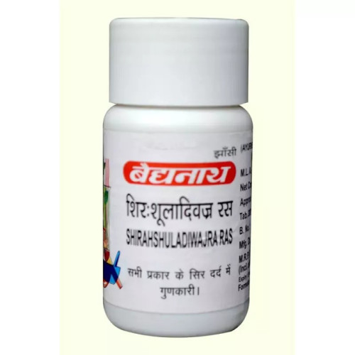 Baidyanath Shirahshuladiwajra Ras (20 Tablets)