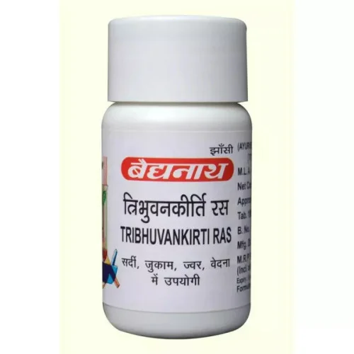 Baidyanath Tribhuvan Kirti Ras (40 Tablets)