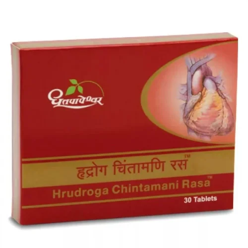 Dhootapapeshwar Hrudaroga Chintamani Ras (30 Tablets)