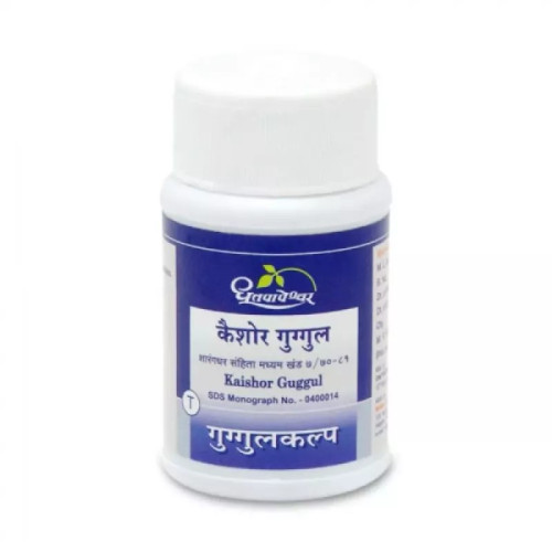 Dhootapapeshwar Kaishor Guggul (60 Tablets)