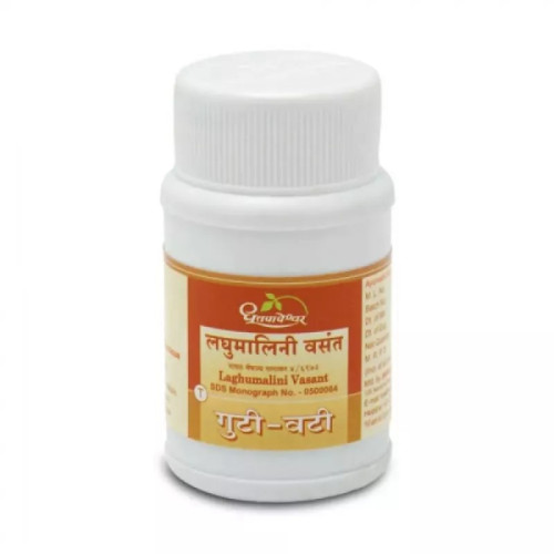 Dhootapapeshwar Laghumalini Vasant Ras (50 Tablets)