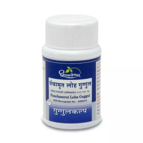 Dhootapapeshwar Panchamrut Loha Guggul (1000 Tablets)