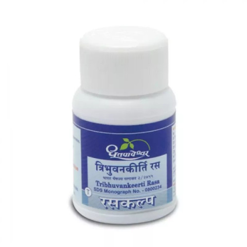 Dhootapapeshwar Tribhuvankeerti Rasa (50 Tablets)