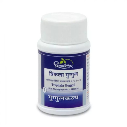 Dhootapapeshwar Triphala Guggul (1000 Tablets)