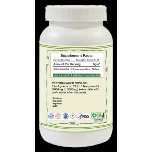 Neonat Health Ashwagandha Powder (100g)