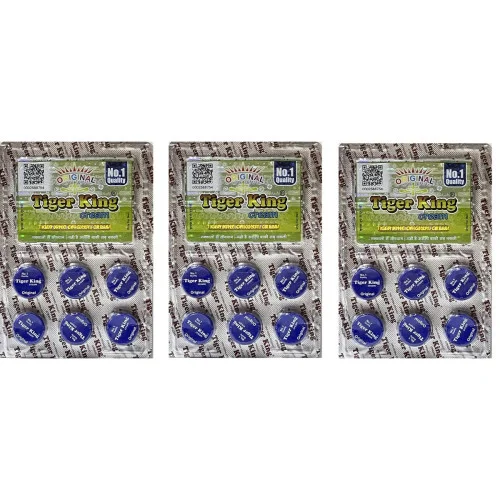 Tiger King Cream For Men (Each 2g) (6pcs, Pack of 3)