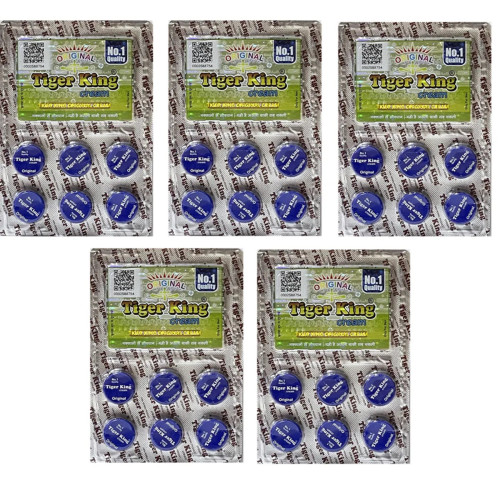 Tiger King Cream For Men (Each 2g) (6pcs, Pack of 5)