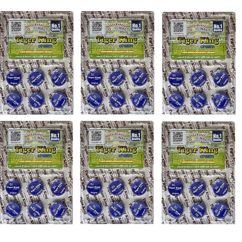 Tiger King Cream For Men (Each 2g) (6pcs, Pack of 6)