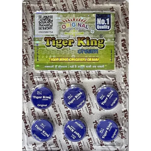 Tiger King Cream For Men (Each 2g) (6pcs, Pack of 7)