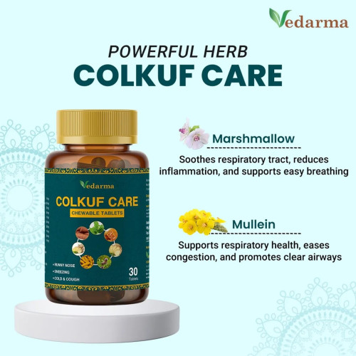 Vedarma Colkuf Care Chewable  Tablets (30 Tablets)