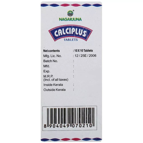 Nagarjuna Calciplus  Capsulesule (100 Capsules)