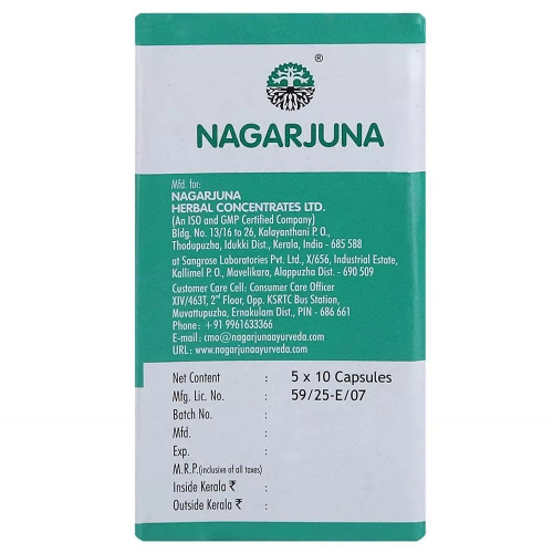 Nagarjuna Halin  Capsulesule (50 Capsules)