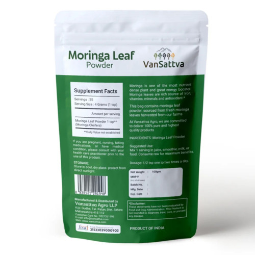 Vansattva Moringa Powder (100g)