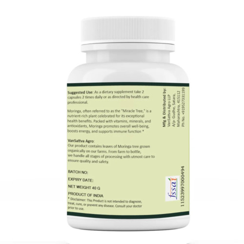 Vansattva Moringa  Capsules (60cap)