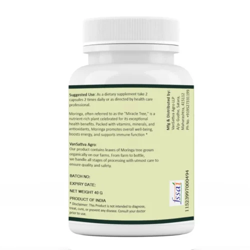Vansattva Moringa  Capsules (60cap)