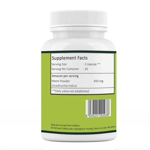 Vansattva Neem  Capsules (60cap)
