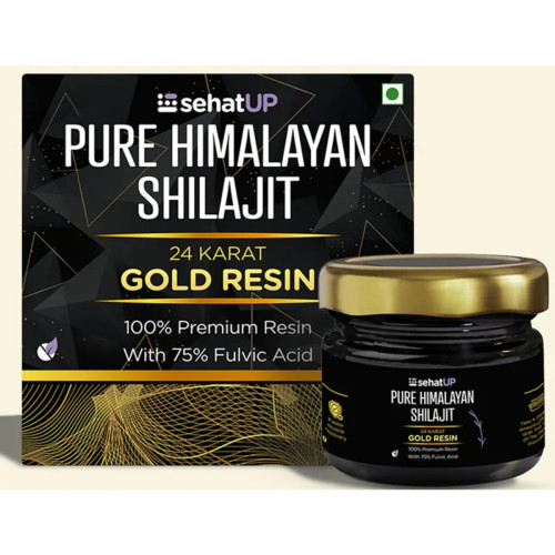 SehatUP Tadalafil & Dapoxetine  Tablets (10mg/30mg) + Shilajit Gold Resin + Ashwagandha  Tablets  (4 Tablets + 20g + 60 Tablets) (1Pack)