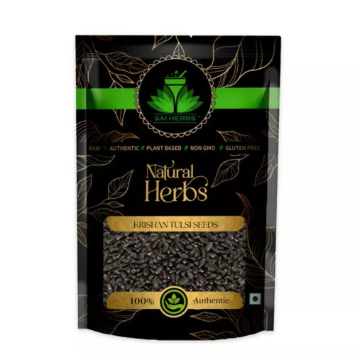 Sai Herbs Krishan Tulsi Seeds (100g)