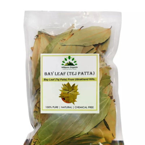 Hillpure Organic Bay Leaf (Tej Patta) (100g, Pack of 2)