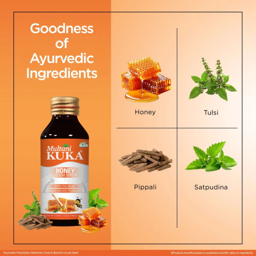 Multani Kuka Honey Cough Syrup (100ml)