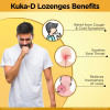 Multani Kuka-D Cough Lemon With Honey Lozenges (Eech Strip 8 Lozenges) (6Strip)