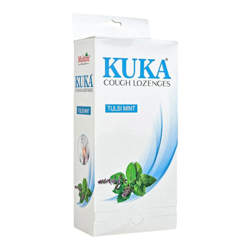 Multani Kuka Cough Lozenges Tulsi & Mint (Eech Strip 8 Lozenges) (24Strip)