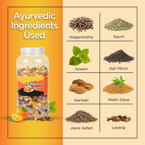 Multani Pachemeena Digestive Narangi Lozenges (200pcs)