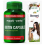 Maati Veda Biotin  Capsules + Bhrangraj Oil (30Cap + 100ml) (1Pack)