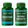Maati Veda Digestara  Capsules + Herba Smooth Churna (30Cap + 75g) (1Pack)