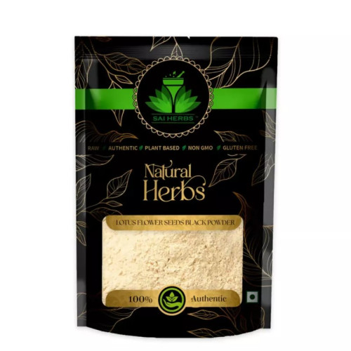 Sai Herbs Lotus Flower Seeds Black Powder (500g)