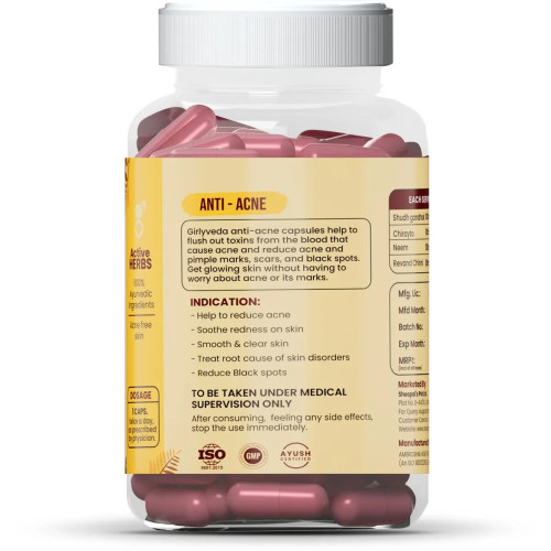 Girlyveda Acne Slash  Capsules (60cap)
