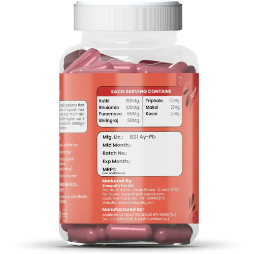 Girlyveda Livrify Ayurvedic Liver Detox  Capsules (60cap)