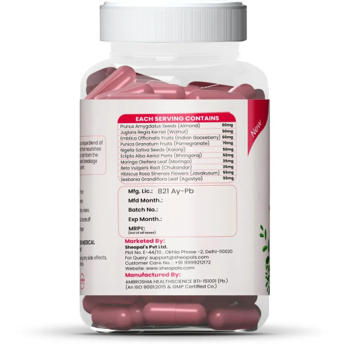 Girlyveda Hair Growth  Capsules (60cap)