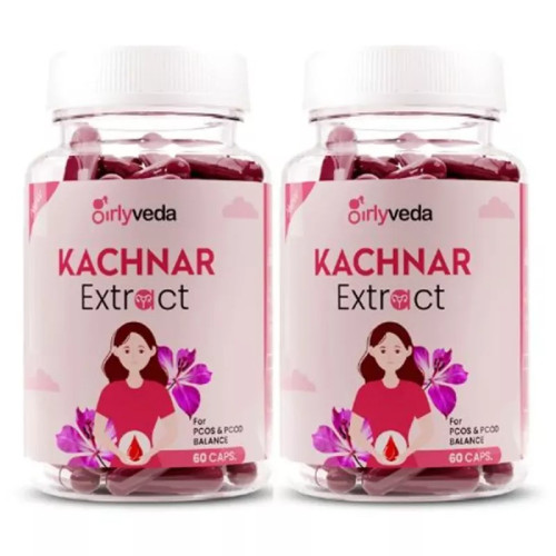 Girlyveda Kachnar Extract  Capsules (60cap, Pack of 2)