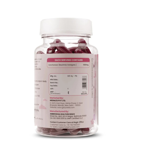 Girlyveda Kachnar Extract  Capsules (60cap, Pack of 2)